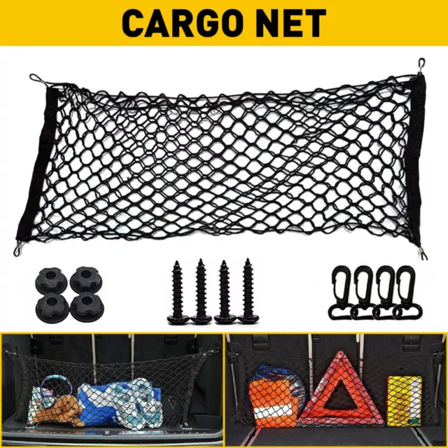 Envelope Style Trunk Cargo Net Storage Organizer Universal Bag Hook for Car Rear