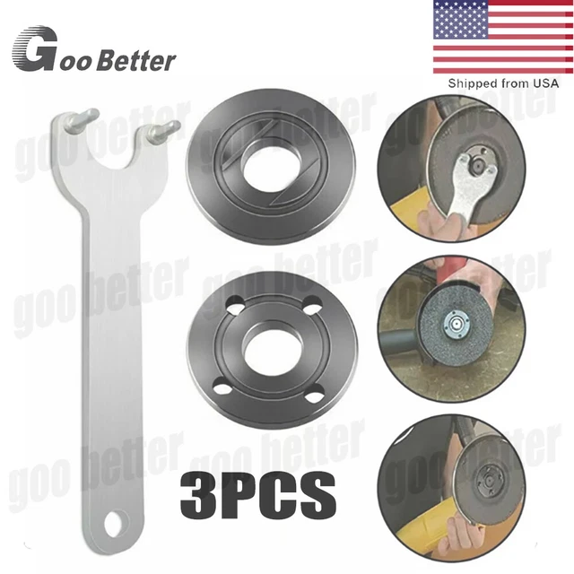 3PCS 5/811 FLANGE Lock Nut Wrench Set Angle Grinder Parts Replacement