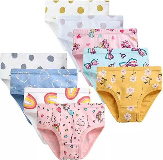 6-PACK BABY SOFT Cotton Panties Little Girls' Briefs Toddler kids Underwear  set $19.99 - PicClick