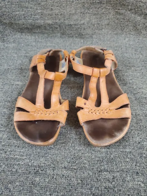 KEEN Leather Ankle Strap Sandals Sz 10 / 40.5 Womens Brown Open Toe Shoes