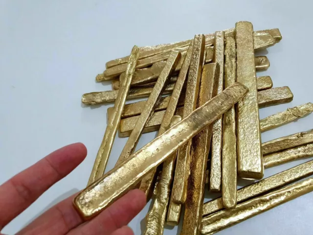 💣 100 grams Scrap gold bar for Gold Recovery melted different computer coin...