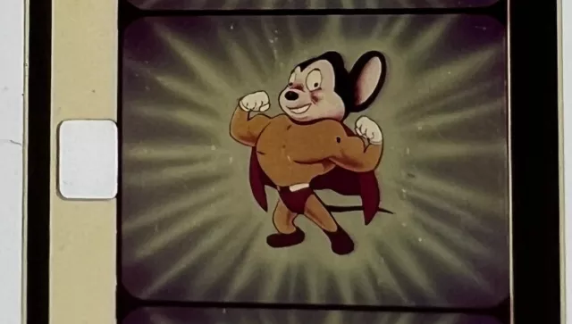 A FIGHT TO THE FINISH (1947) Mighty Mouse Sound SUPER 8MM Film Print Cartoon