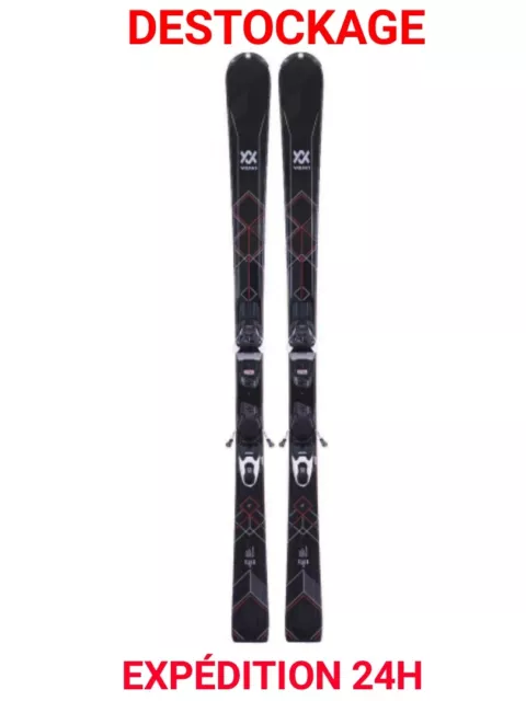 ski adulte occasion VOLKL "FLAIR 76" taille: 147 cm = 1 mètre 47 + fixations 3