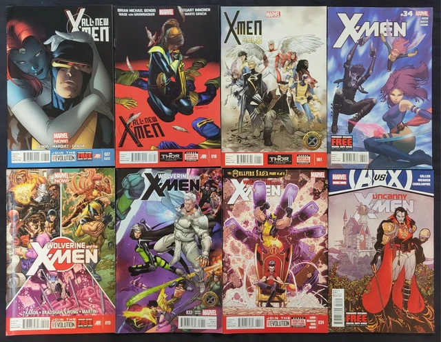 X-Men, Wolverine, X-Force, & More Related Titles, Lot of 17! Free Shipping!