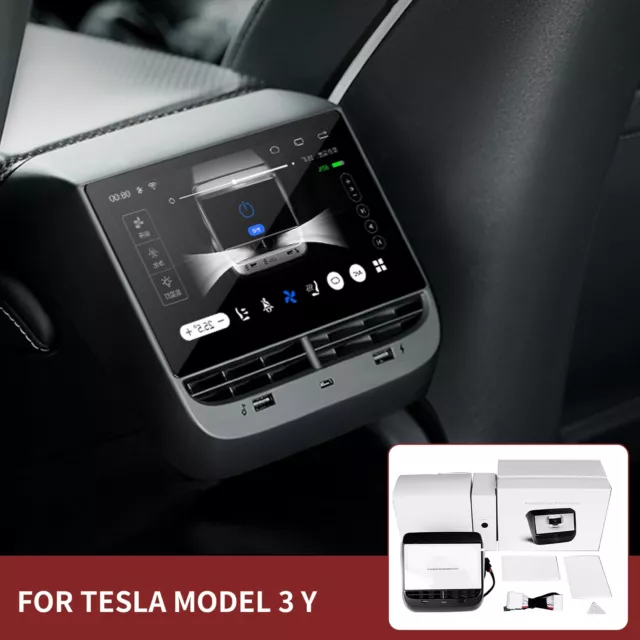 for Tesla Model 3 Y Rear Seat LCD Touch Screen Entertainment System AC ControlzC