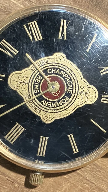 rare montre publicitaire champagne POMMERY vintage a reviser (capsule bouteille)
