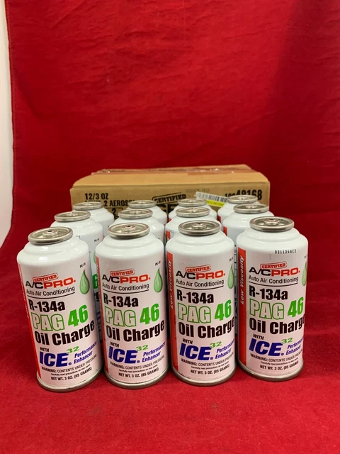 (12PACK) AC Pro PAG 100 Oil Charge with Ice 32 Performance Enhancer PC2