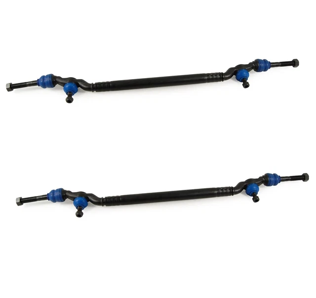 Pair Set of 2 Front Steering Center Links Mevotech For BMW E38 740iL 1995