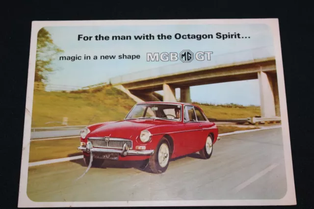 MG B GT Sales Brochure 1965 Pub Number 6593