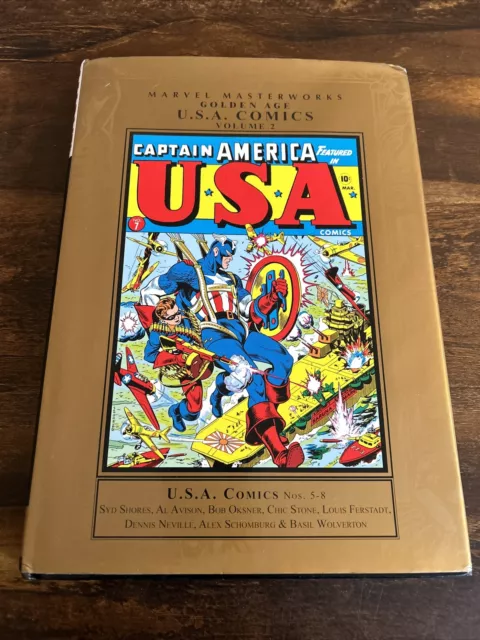 Marvel Masterworks Golden Age Usa Comics Vol 2 Hardcover Captain America Bucky