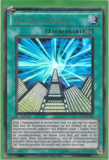 FUTURE FUSION LCGX-DE186 YuGiOh 1st Edition German EN186 zukunftsfusion