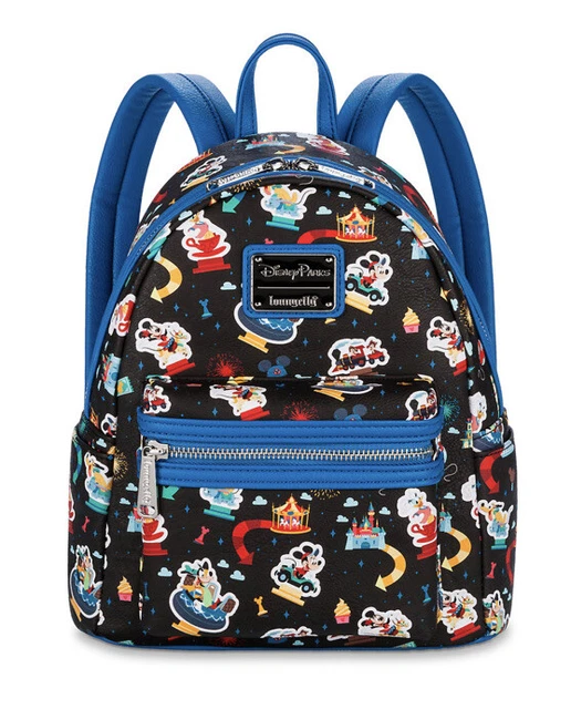 DISNEY PARKS DISNEYLAND Castle Mini Backpack Carousel Dole Castle Bag 🔥