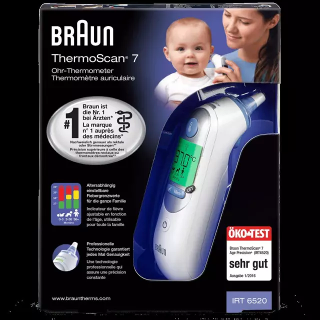 BRAUN Thermoscan 7 Ohr-Thermometer