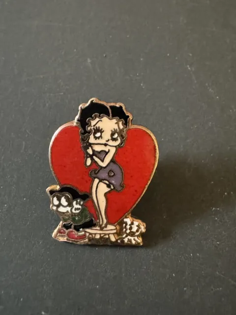 Vintage Betty Boop WITH Pudgy the Dog Collectible Lapel Pin