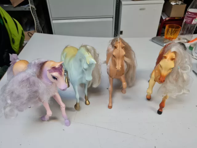 Barbie Pferde Konvolutt 4 Stück alt gebraucht + bespielt