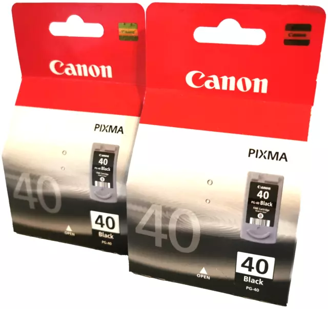 Original Canon PG-40 Black Doppelpack in OVP