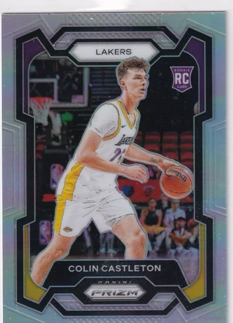 Panini Prizm 2023-24 Prizm Basketball Numéro 287 Colin Castleton Silver Rookie