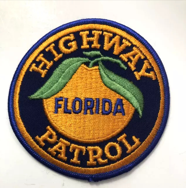 Florida  Highway Patrol Police Patch  4" -older version