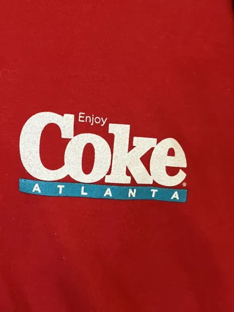 Licensed Enjoy Coke Atlanta T-shirt Coca-Cola Adult 3XL Soda Tee Headquarters
