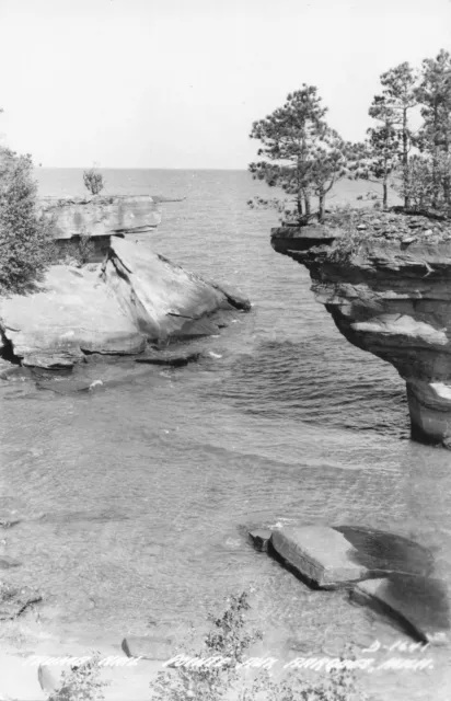 CEN Point Aux Barques Port Austin MI RPPC Lake Huron MOTHER NATURES Shoreline! 7