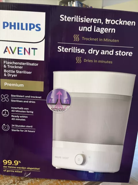 Philips Avent SCF293/00 Elektrischer Flaschensterilisator, Weiß, gebraucht