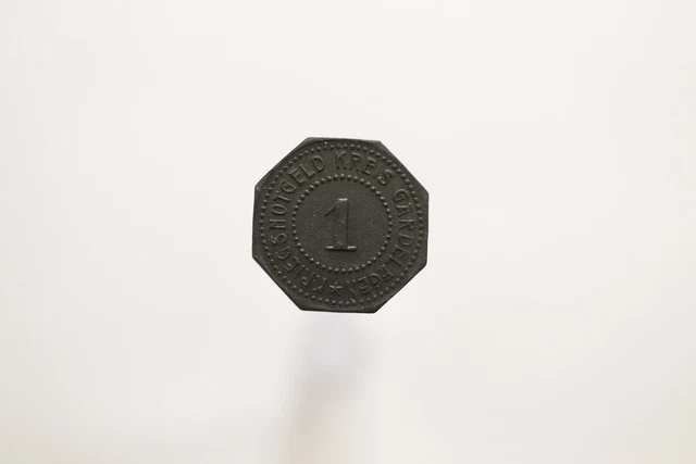 Germany War Money Token 1 Pfennig Gardelegen Zinc B19 #T2236