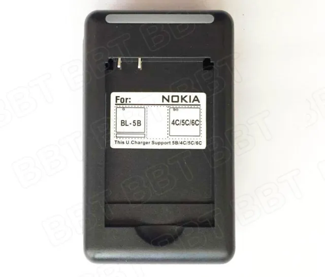 New For Nokia BL-5C/5B/4C/6C N90 3108 3100 3220 7270 6020 1616 6131 charger