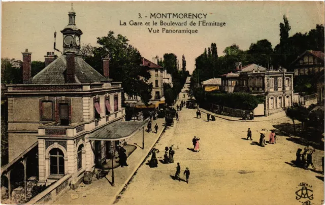 CPA AK MONTMORENCY - La Gare et le Boulevard de l'Ermitage (380453)