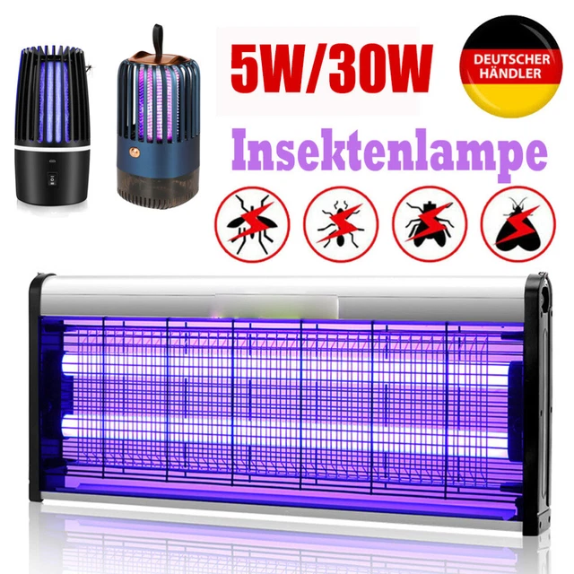 UV Insektenvernichter elektrisch LED Fliegenfänger Insektenfalle Fliegen Lampe