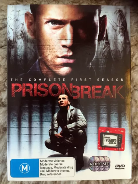 Prison Break Season 1 Complete 1st Series (6-Disc DVD, 2005) PAL Region 4 AS NEW