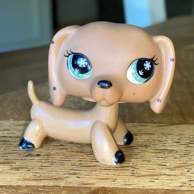 Figurine Littlest Pet Shop LPS - Chien Teckel #1306 Hasbro - Occasion