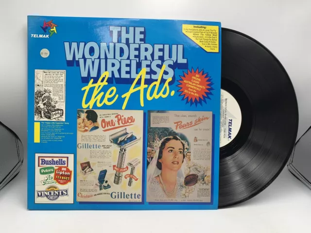 Various – The Wonderful Wireless - The Ads - 1985 AUS PRESS DOUBLE VINYL LP NM