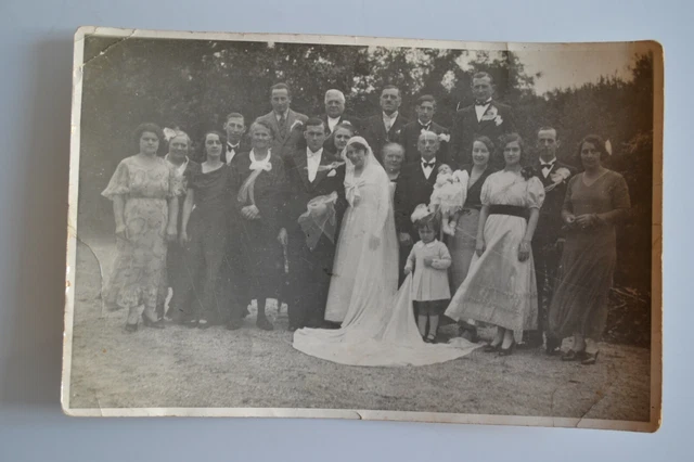 Photo de mariée des années 1930 - France