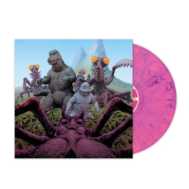 Son of Godzilla 1967 Soundtrack Exclusive Limited Pink Purple Swirl Vinyl LP