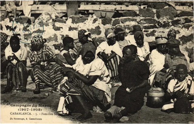 CPA AK Casablanca Senegalese Families MOROC (1318497)