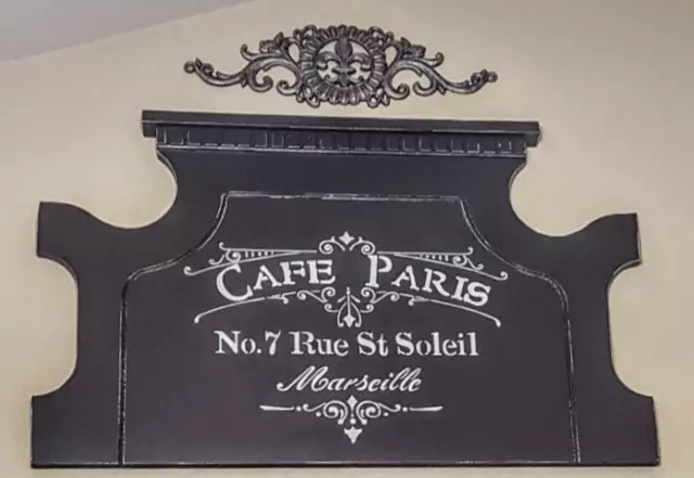 Classic French Cafe Paris Stencil Marseille Decorative Paint Stencils