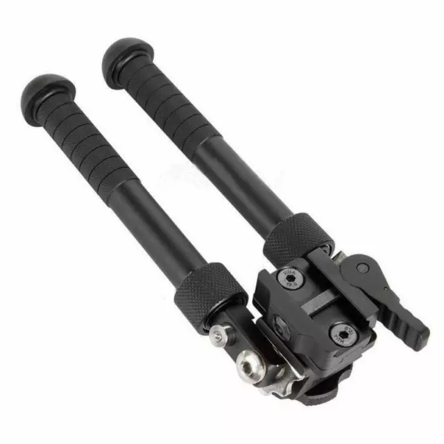 V8 Rifle Bipod 4.75''- 9" Foldable Adjustable Leg QD Picatinny Rail Mount Bipod