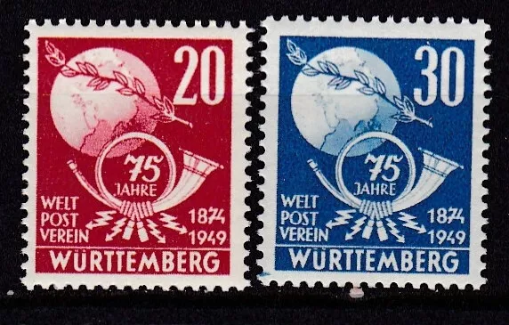 (T 417) Französische Zone, Württemberg, Nr. 51/52**