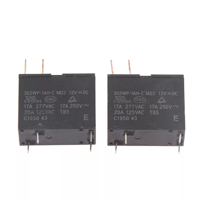 2 PCS 12V Relais 302wp - 1AH - C M02 12VDC 4pins pour le four à micro-ondes