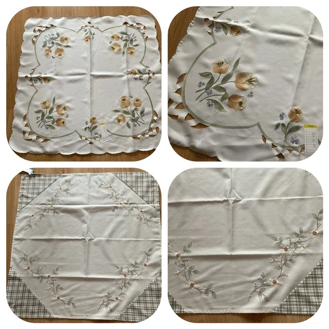 Nappes En Paille Imprimées PTECDROTS - Lot De 2, 130x220 Cm, Thème Cowboy/Ouest, Imperméables