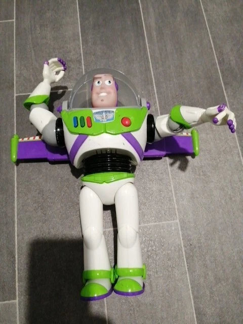BUZZ LIGHTYEAR INTERACTIVE Talking Action Figure Toy Story Disney Pixar ...