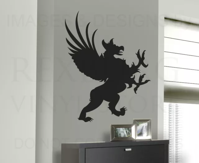 Griffin Large Design Gothic Wall Decal Vinyl Sticker Art Decor Decoration G14