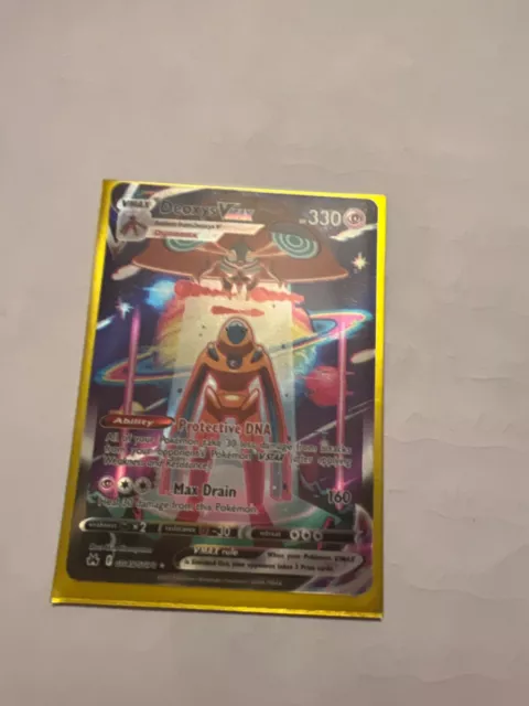 Deoxys VMAX Crown Zenith Pokemon Card