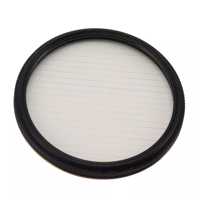 Gold Streak Lens Filter Camera Lens Effect Filter Optical Glass With Storage