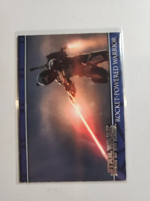 Rocket-Powered Warrior #62 Star Wars Attack Of The Clones 2002 Trading Card