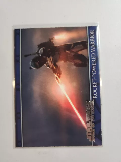 Rocket-Powered Warrior #62 Star Wars Attack Of The Clones 2002 Trading Card