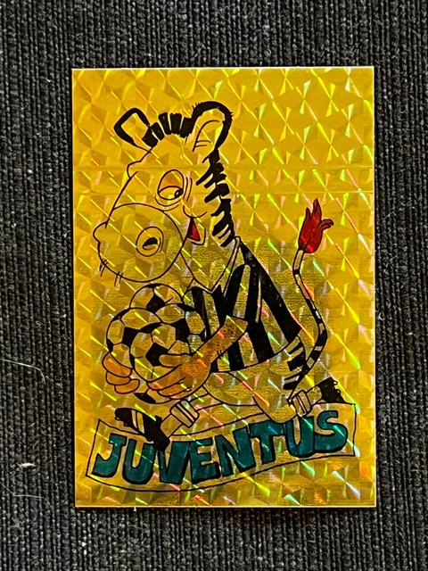 PAOLO ROSSI JUVENTUS STIKER CALCIATORI FLASH 1984 #133 NEW NEAR MINT