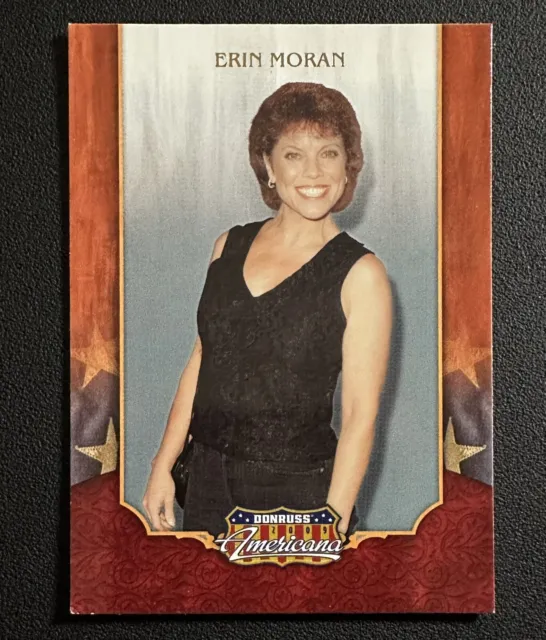 2009 Donruss Americana #76 ERIN MORAN Actor Happy Days card in Toploader