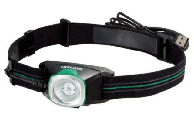 HIKOKI HITACHI Head Torch UB18DKL(SA) - 120 Lm LED 25 Hr Battery Life, Body Only