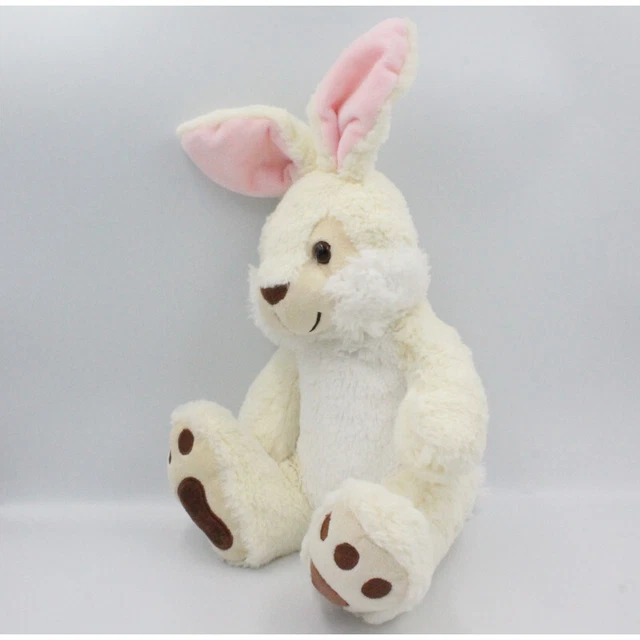 Doudou lapin blanc marron SIMBA TOYS NICOTOY - 25084